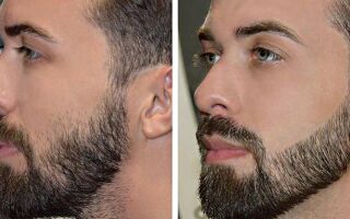Моделирование бороды и усов